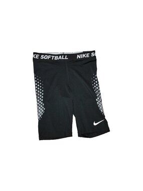 Nike Softball Compression Shorts Women's Size M Black Slider Dry AV6633-010 NEW
